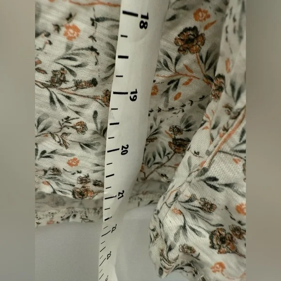 Women’s Nation Limited Floral Tie Back Top Size M Coquette Girl Cottagecore - Picture 10 of 10